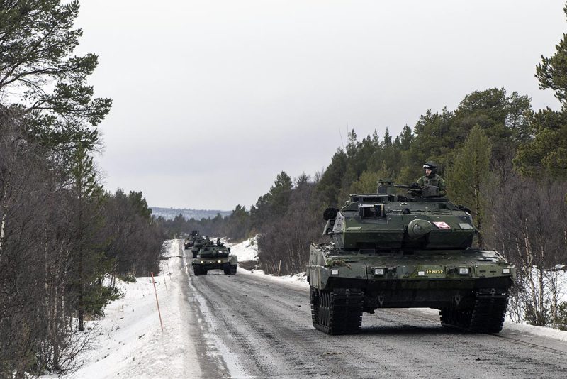 Eldkraft, skydd och rörlighet är utslagsgivande faktorer i strid. Foto: Jonas Helmersson, Försvarsmakten.