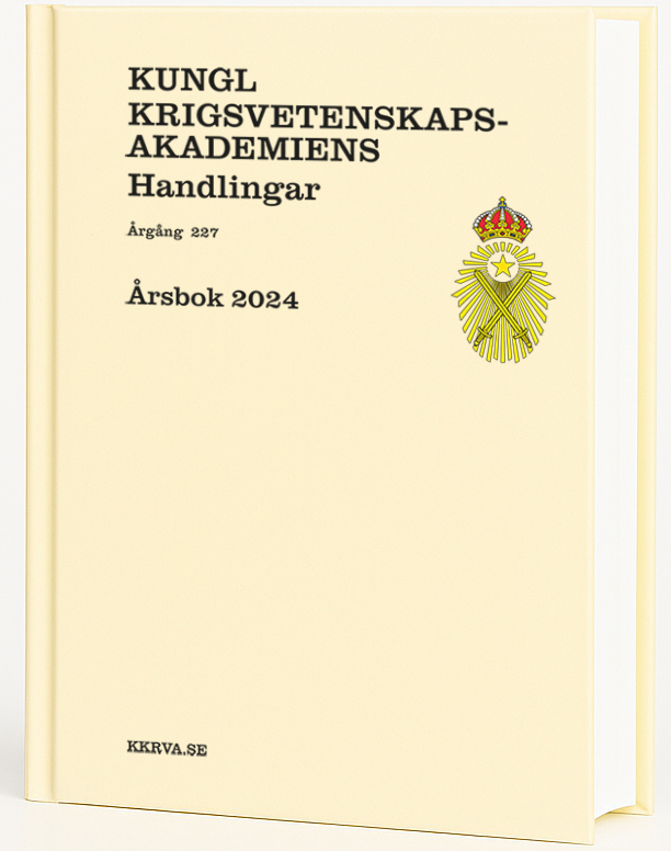 KKrVA Årsbok 2024 small Kungl Krigsvetenskapsakademiens Årsbok 2024